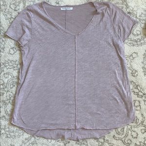 Project Social T Mauve V-neck Shirt